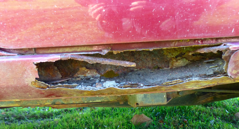 Rusty rocker panel
